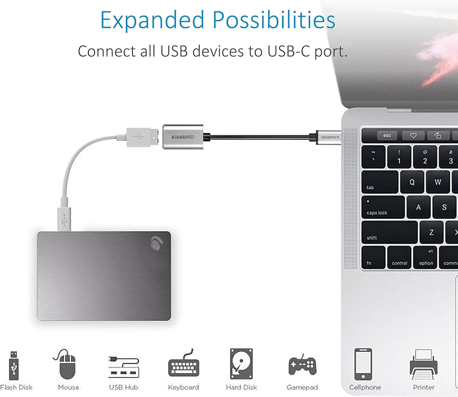 Type C to USB 3.0 OTG Host Cable