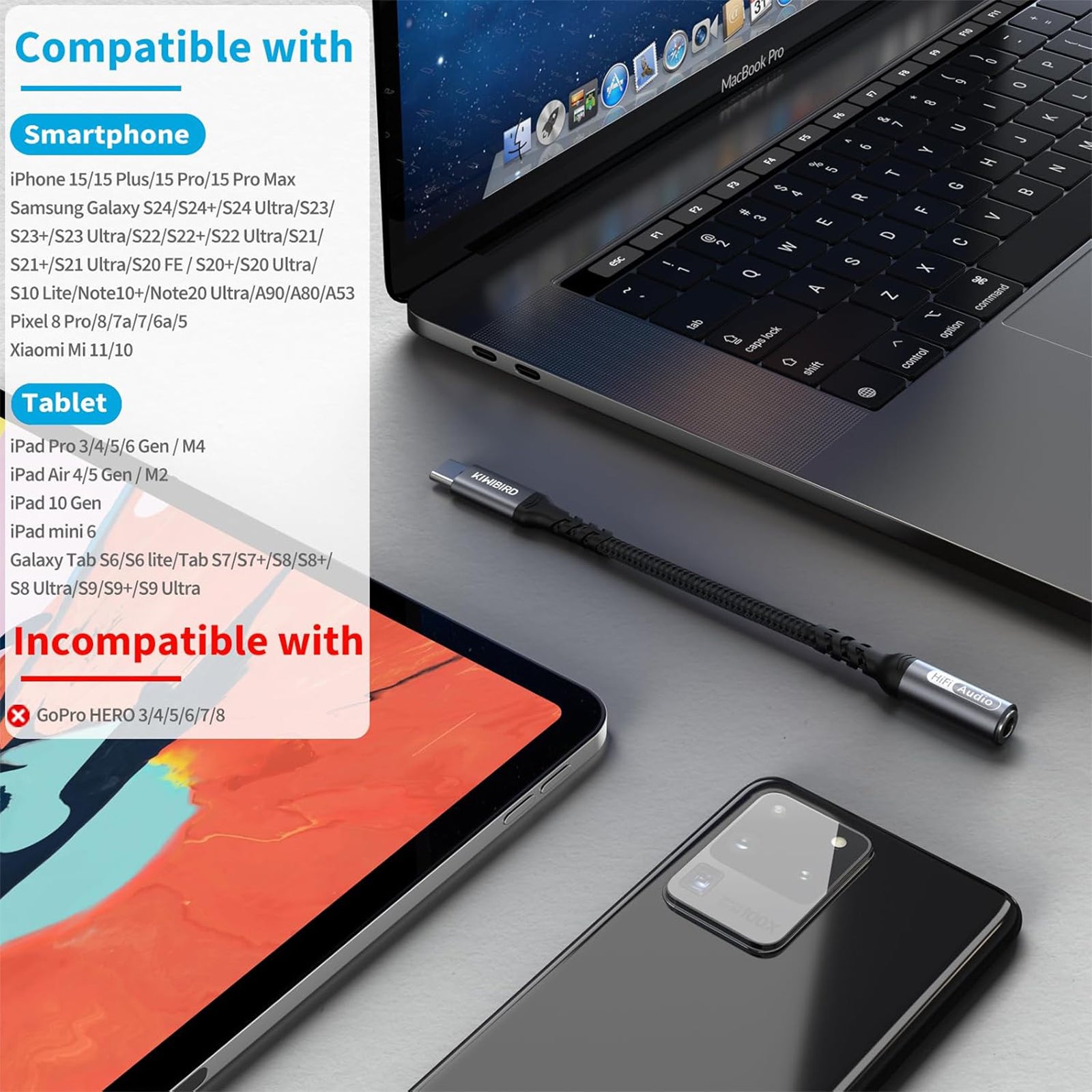 USB-C-auf-3,5-mm-Klinkenadapter