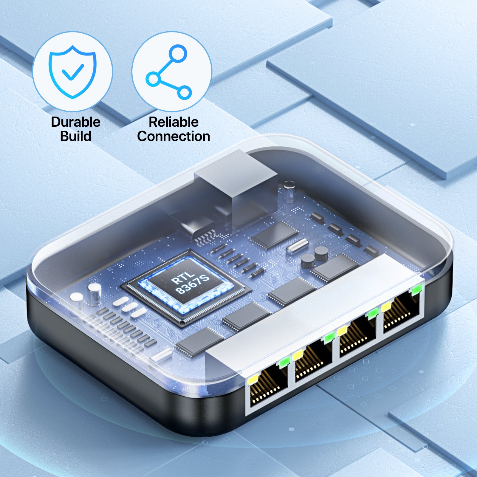 Ethernet Switch 4 Port