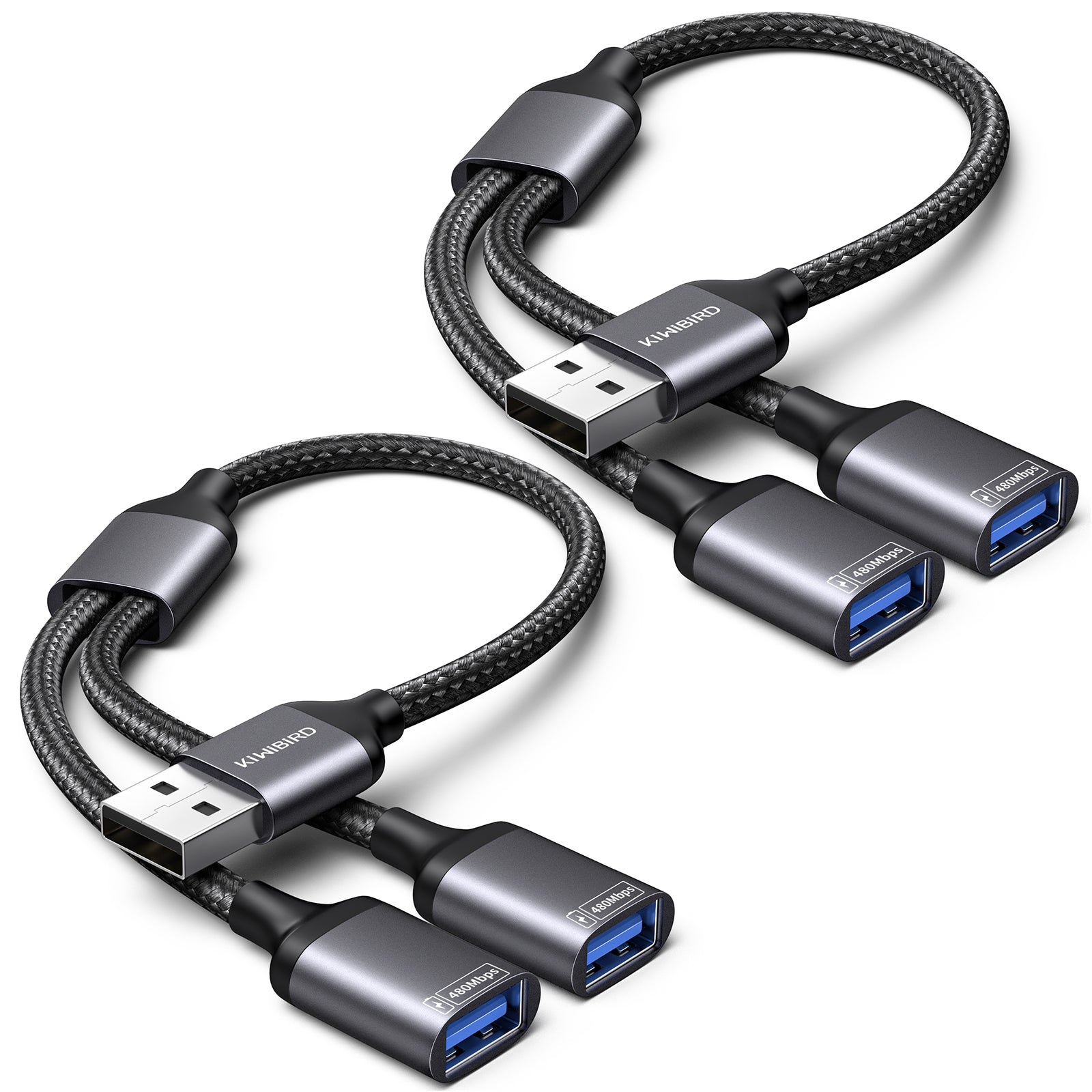 USB Splitter 2 Port(2Pack)