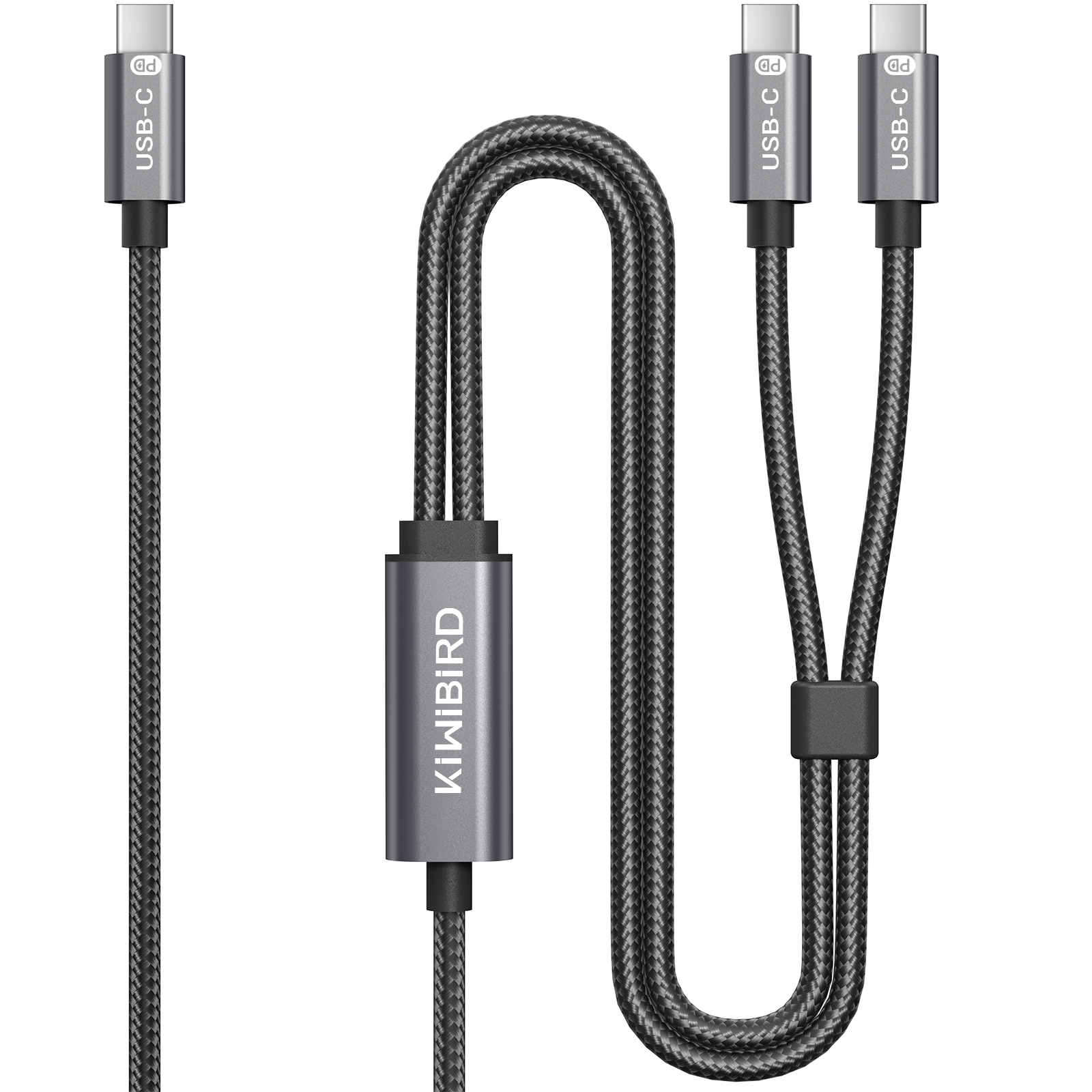 USB C Splitter for Charging PD 60W 1.2m