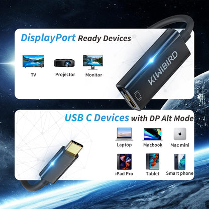 USB-C to DisplayPort 4K Adapter