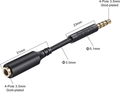 Headphone Extension Audio Jack Adapter