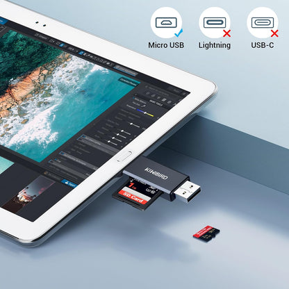 Micro USB OTG / USB 2.0 Card Adapter