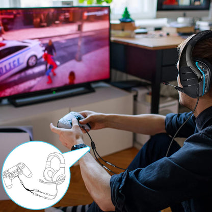 Headphone Microphone Splitter Adapter