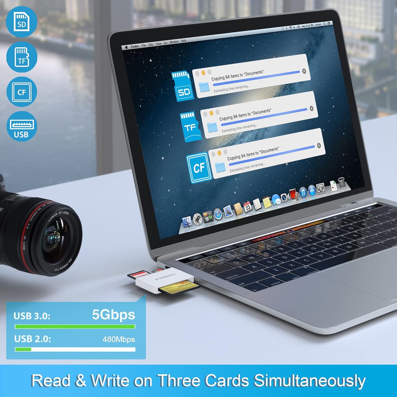 Super-Speed Card Reader 9-in-1