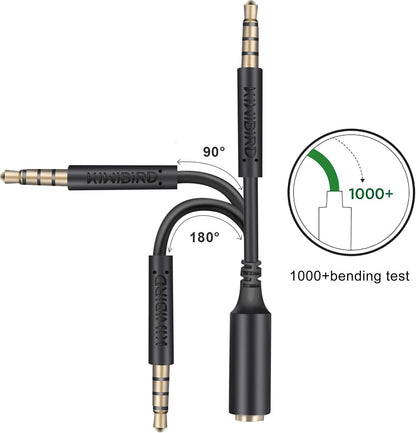 Headphone Extension Audio Jack Adapter