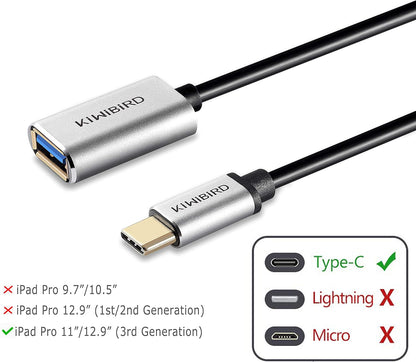 Type C to USB 3.0 OTG Host Cable