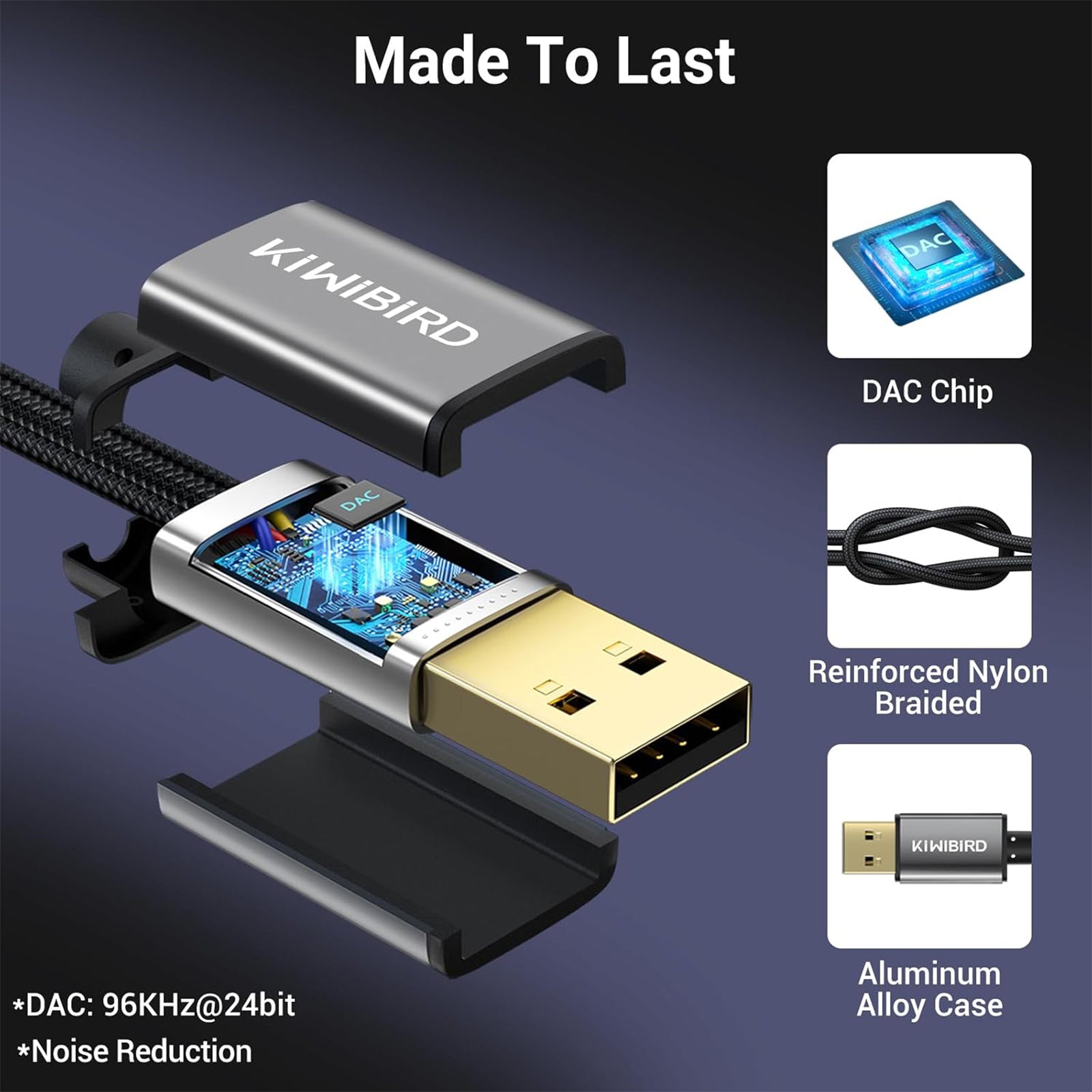 USB to 3.5mm Jack Adapter