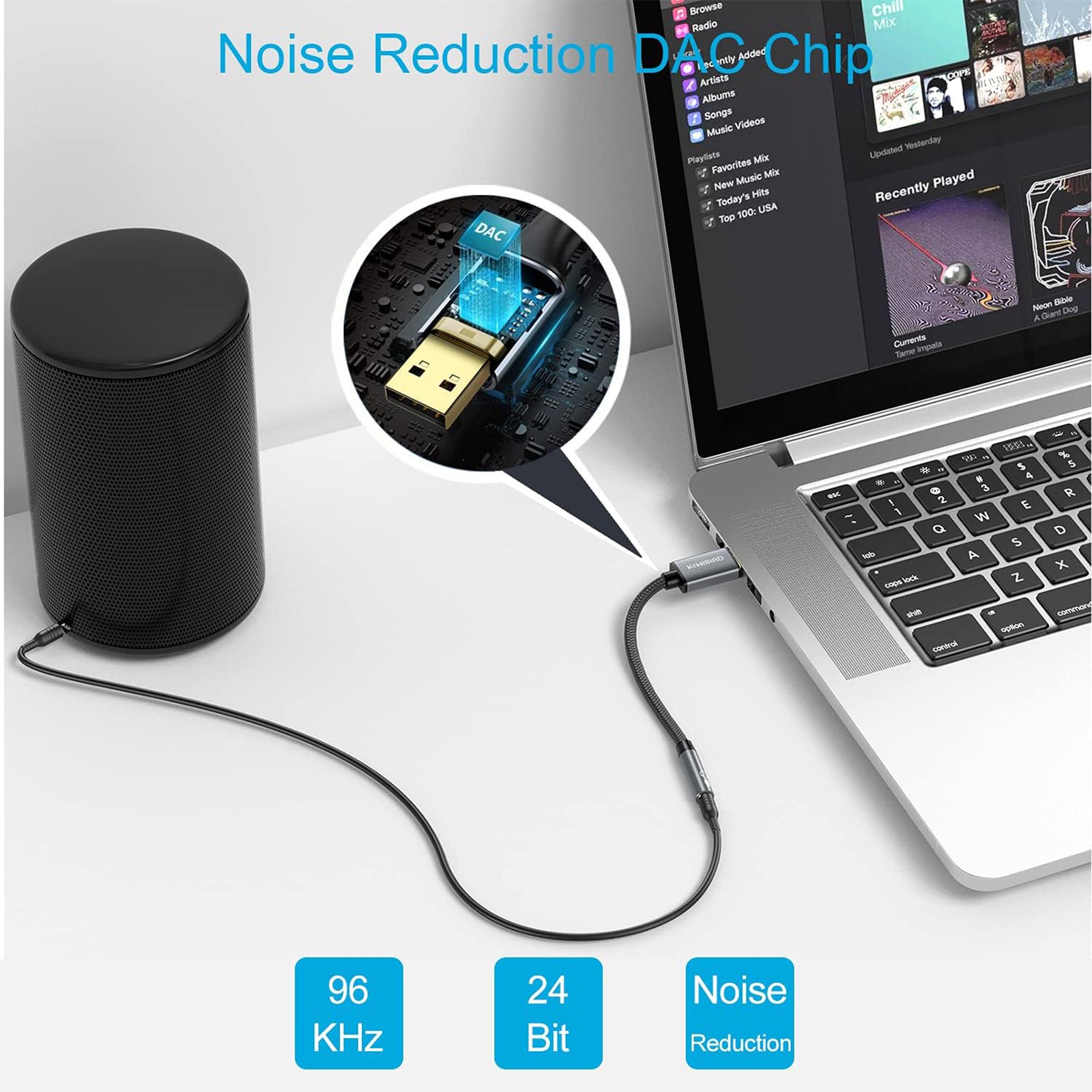 USB to 3.5mm Jack Adapter