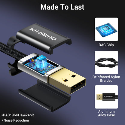 USB to 3.5mm Jack Adapter