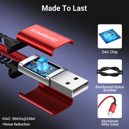 USB Audio to 3.5mm Jack Adapter