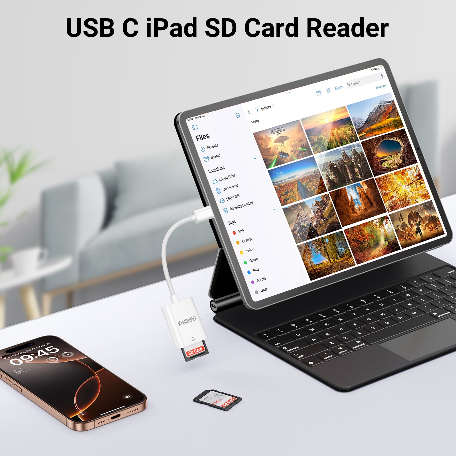SD Card Reader USB C