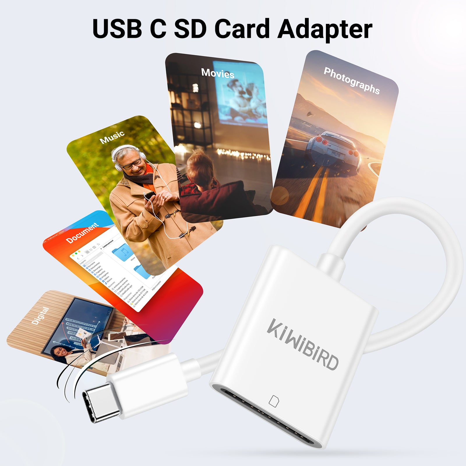 SD Card Reader USB C