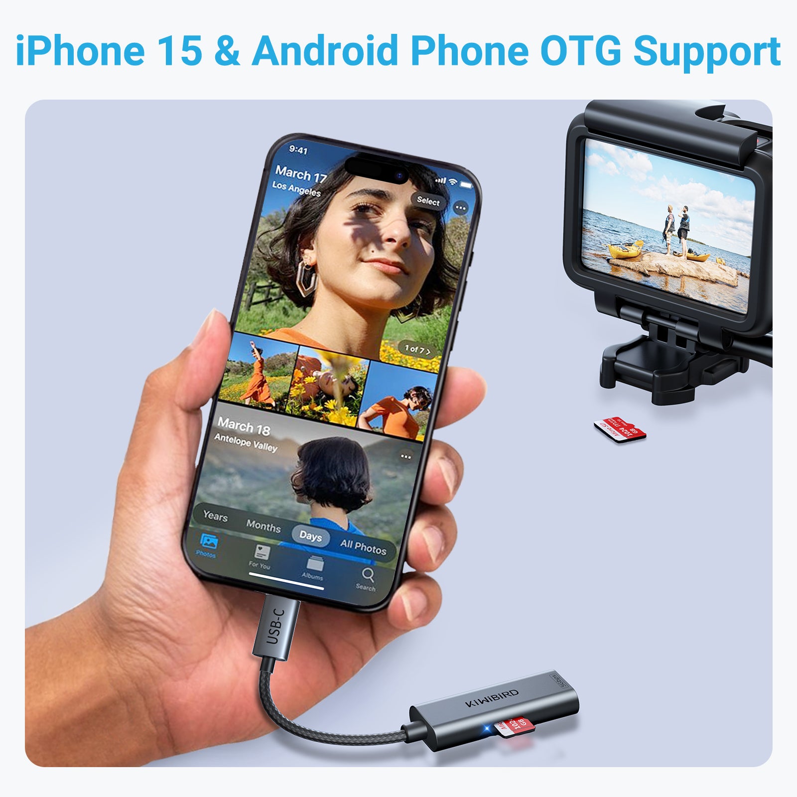 USB C SD Card Reader