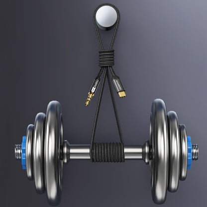 USB C to 3.5mm Aux Cable Grey