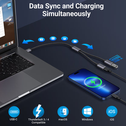 USB C to Dual USB A Splitter