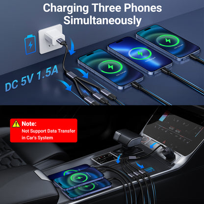 USB Splitter 1 in 3 out