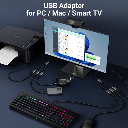 USB Splitter 1 in 3 out