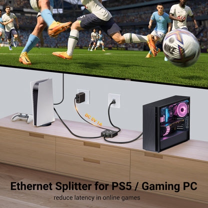 Ethernet Splitter 1 to 2