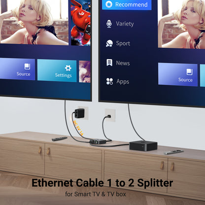 Ethernet Splitter 1 to 2