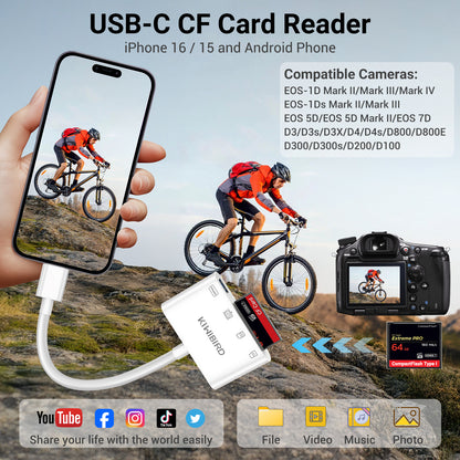 USB C CF Card Reader