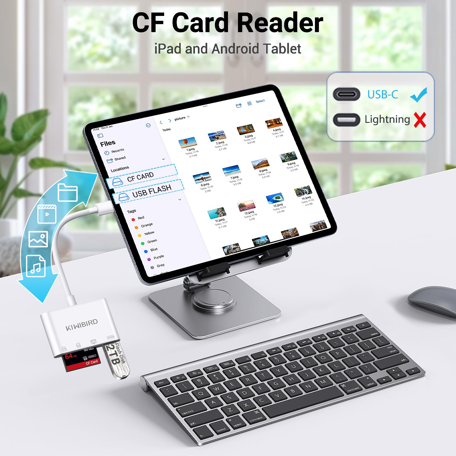 USB C CF Card Reader