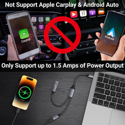 USB C Splitter 1 in 2 out