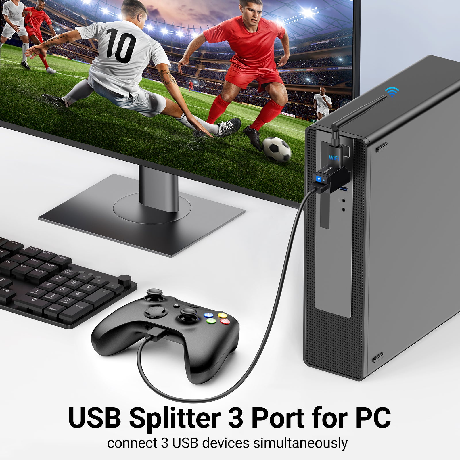 Mini USB Hub 2 Pack