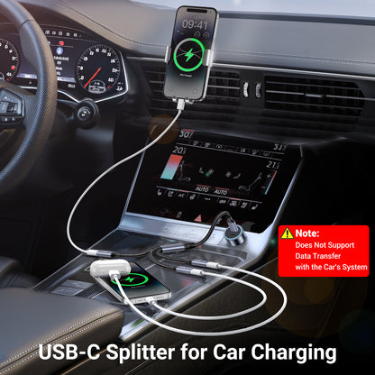 USB C Splitter 3 Port