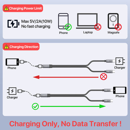 USB C Power Splitter
