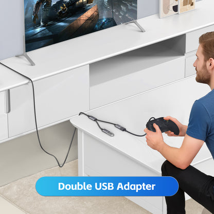 KiwiBird USB Splitter 2 Port 2M