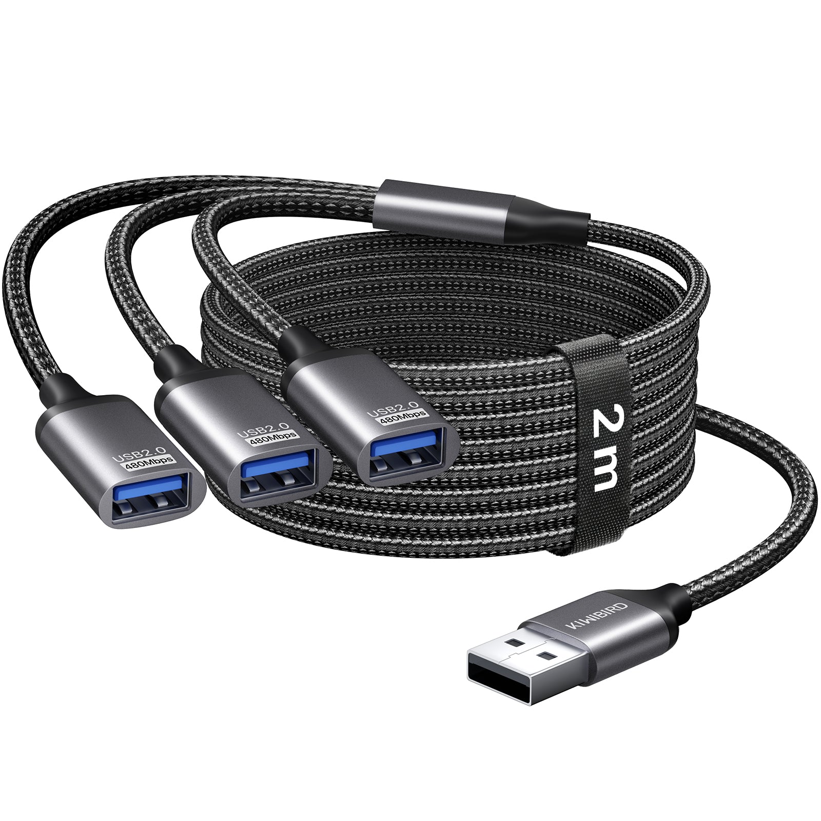 USB Splitter 3 Port (2m)