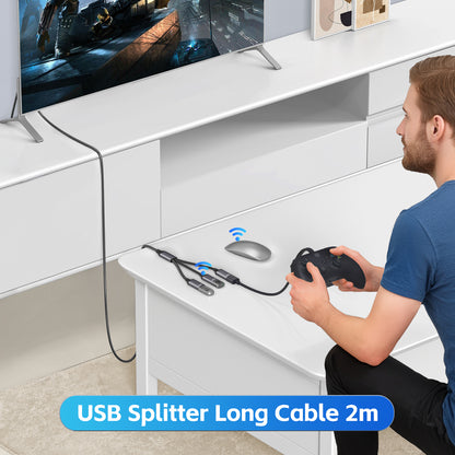USB Splitter 3 Port (2m)