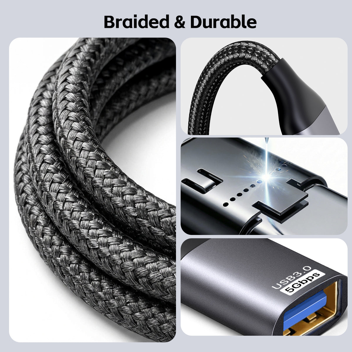 USB Extension Cable 5m USB A Male to Female