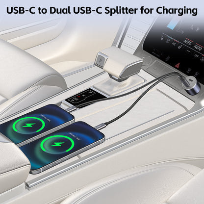 USB C Charger Cable 2 in 1