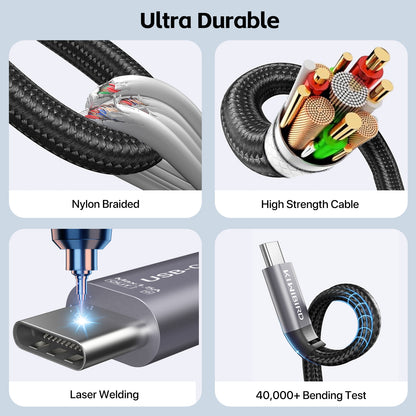USB C Charger Cable 2 in 1