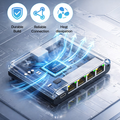 Ethernet Splitter 1 to 4