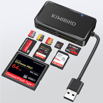 6-in-1 USB-A Card Reader