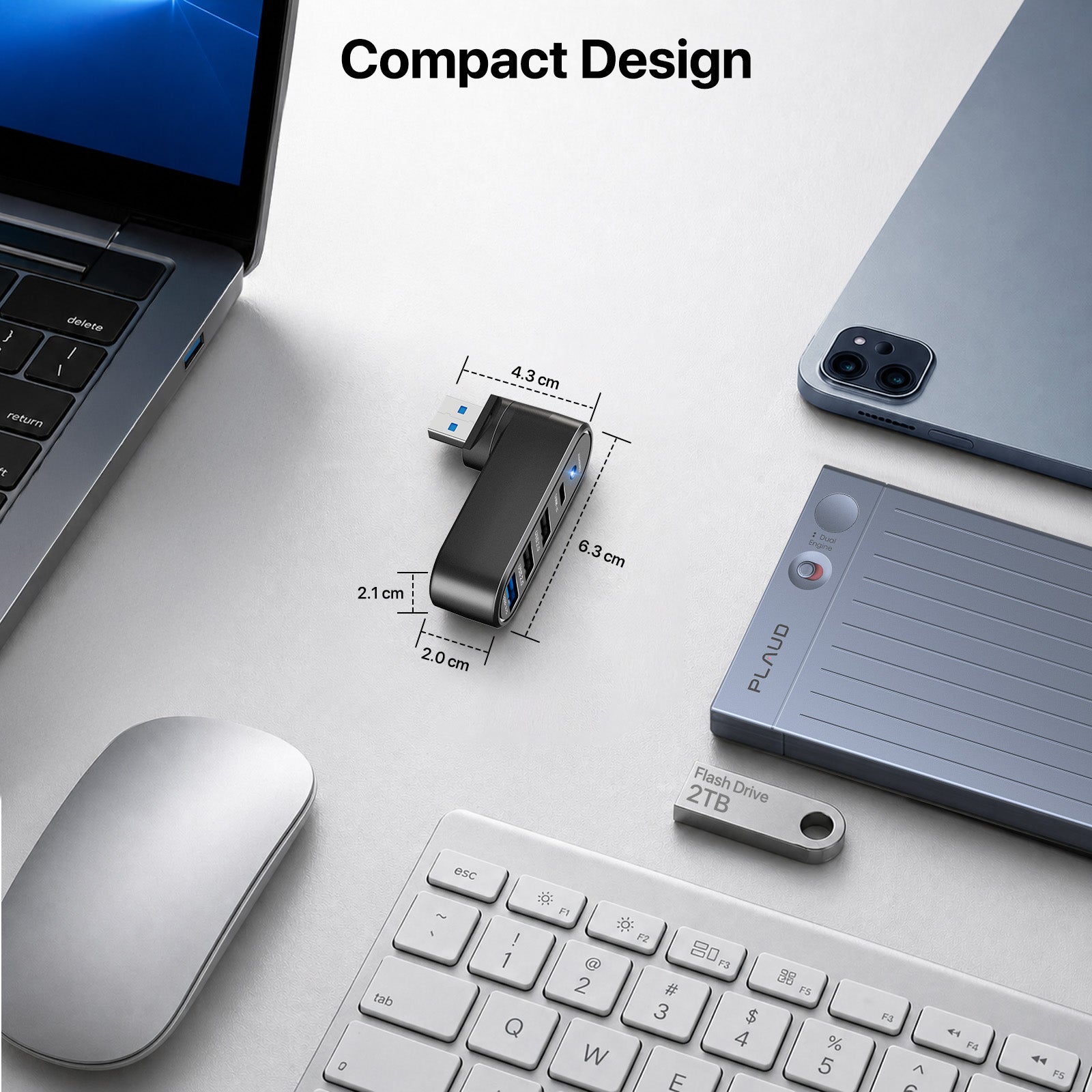 Mini USB Hub 4 port