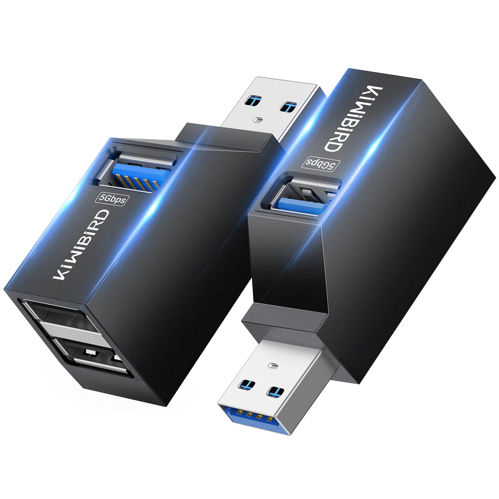 kiwibird Mini USB Hub 2 Pack