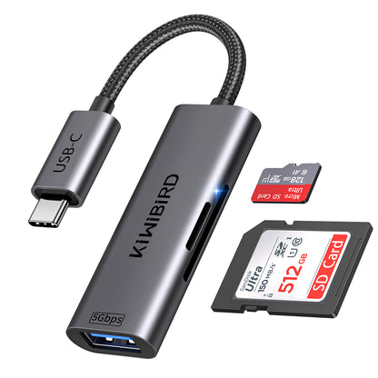 kiwibird USB C SD Card Reader