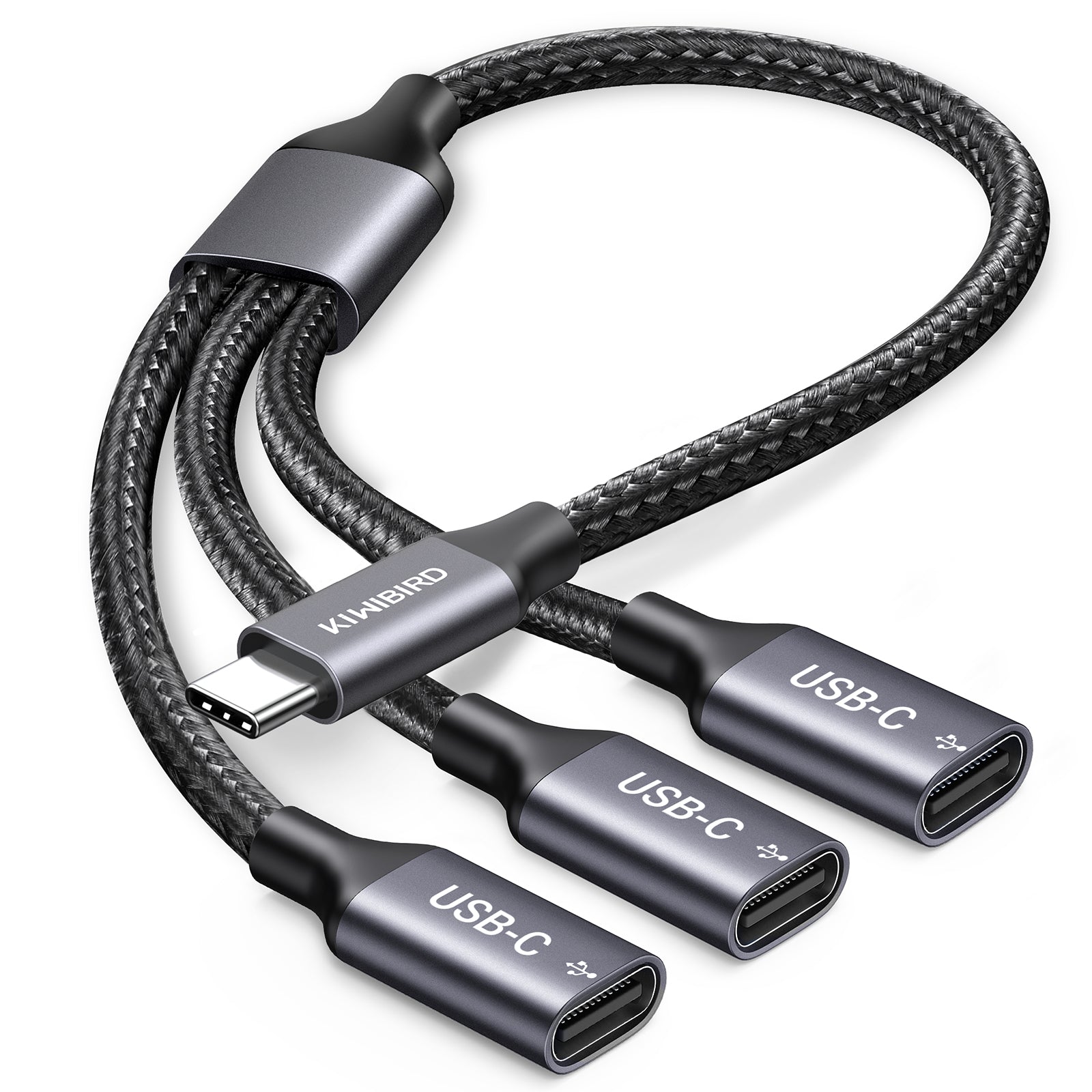 kiwibird USB C Splitter 3 Port