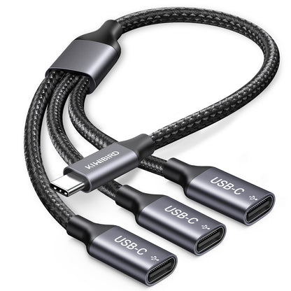 kiwibird USB C Splitter 3 Port