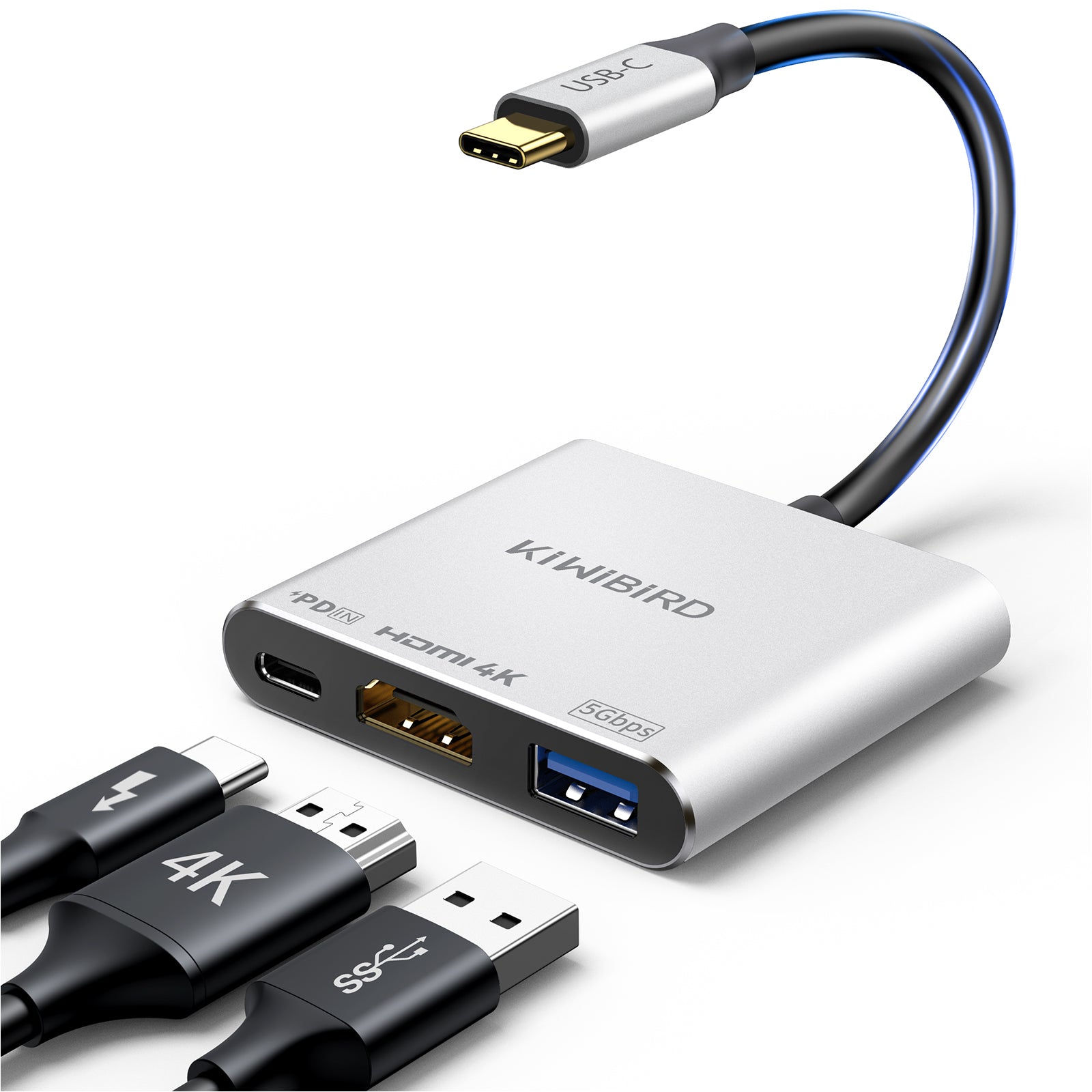 kiwibird USB C to HDMI Adapter