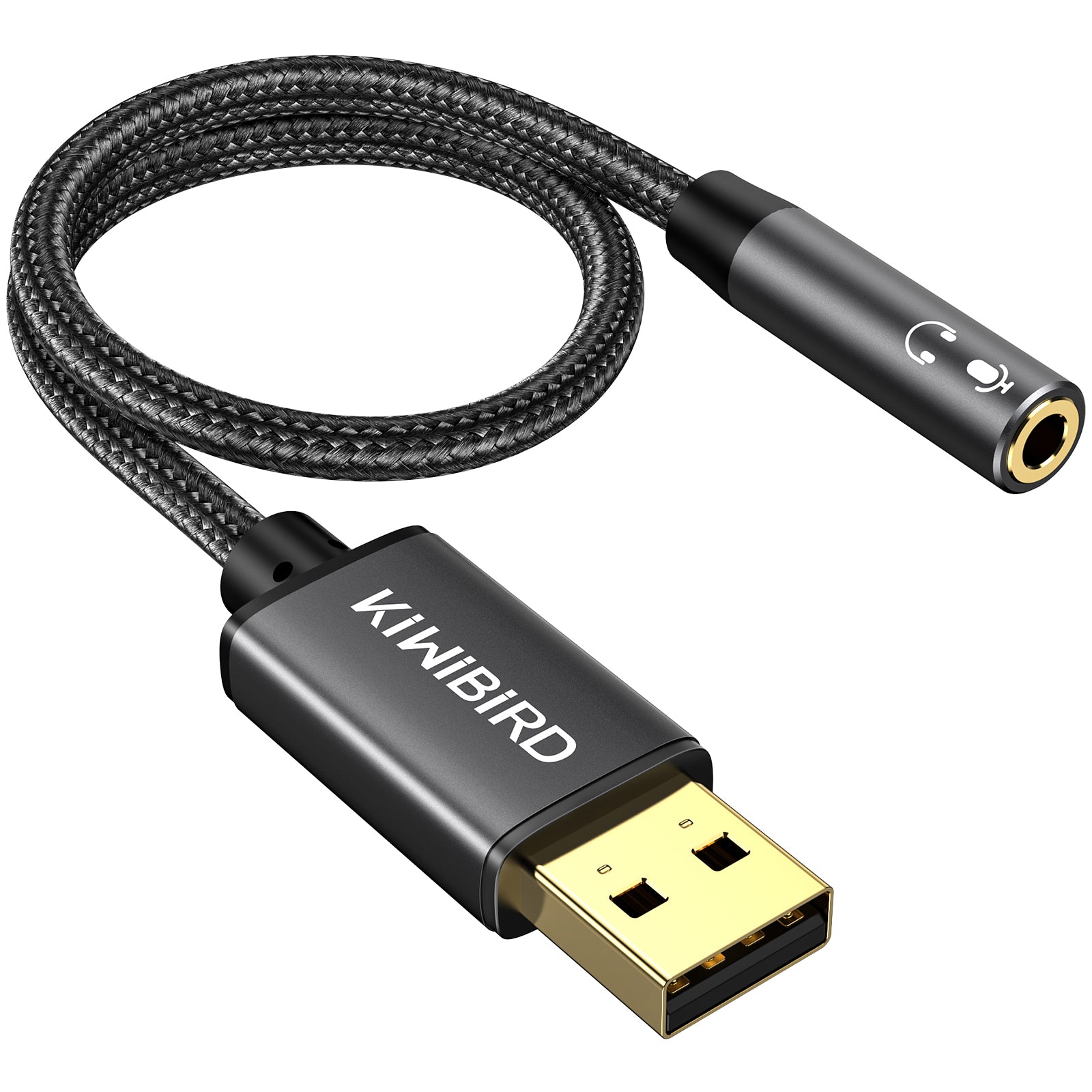 kiwibird USB to 3.5mm Jack Adapter