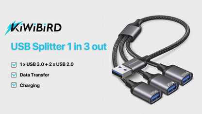 USB Splitter 1 in 3 out