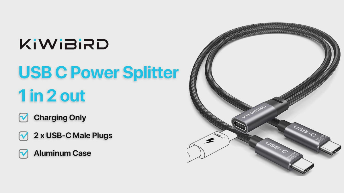 USB C Power Splitter