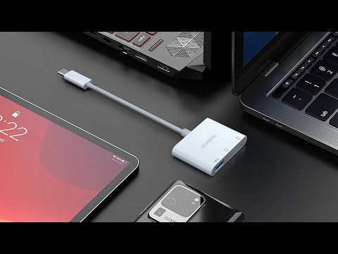 USB C 3 in 1 Card Reader