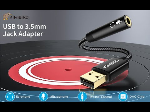 USB to 3.5mm Jack Adapter